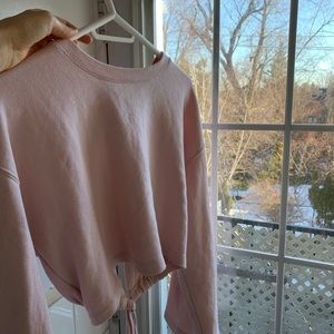 Wilfred Free Pink Long-sleeve Sweater